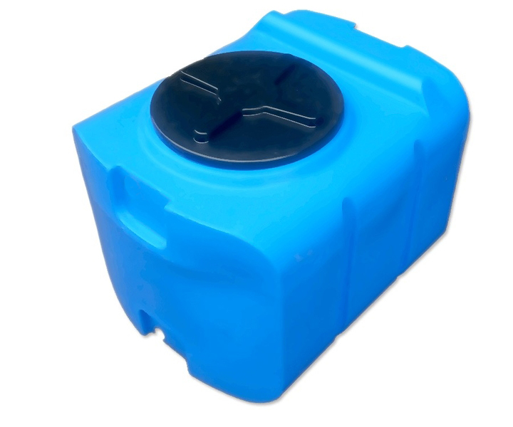 Горизонтальна пластикова ємність для води 200 л ТЕХПРОМ